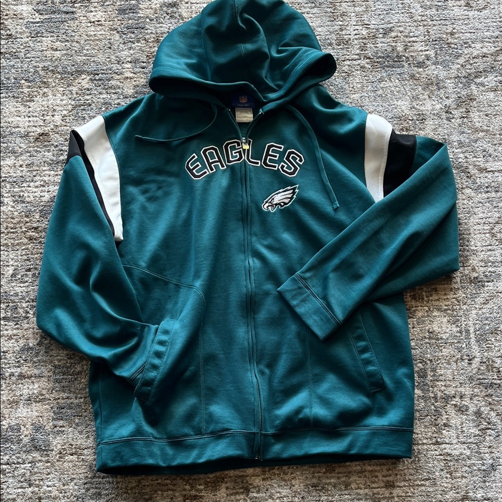 Philadelphia Eagles NFL Reebok Zip-Up Jacket